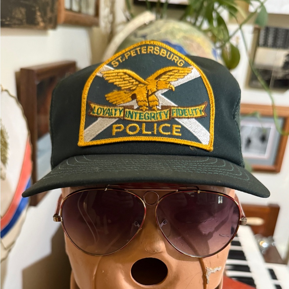 St. Petersburg Police Green Cap